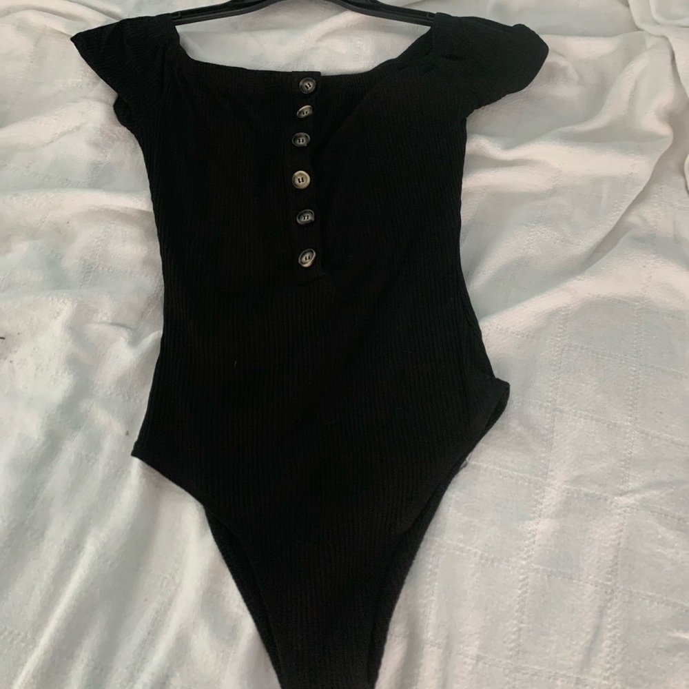 Off the shoulder body suit
